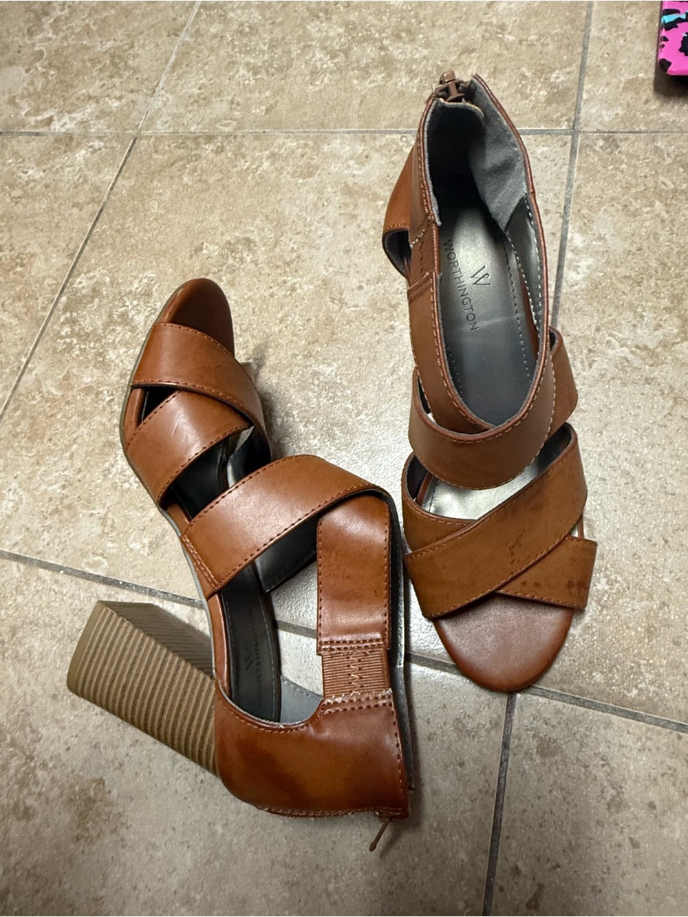 Worthington block heels